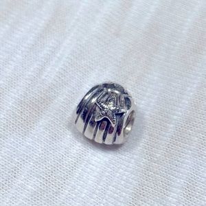 Pandora sterling silver seashell charm
